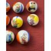 Image 4 : Extremely Rare Vintage Jetson's Hand Painted 13 Piece Marble Advertising Set - Mint Condition
