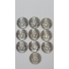 Image 4 : (10) Brilliant Uncirculated United States 90% Silver 1964 Kennedy Half Dollars - Face Value: $5.00