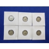 Image 1 : 6 Assorted Years Silver Mercury Dimes FV: $0.60