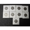 Image 1 : (9) Silver Washington Quarters - 90% Silver