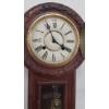Image 4 : Antique Regulator "A" Wooden Wall Clock