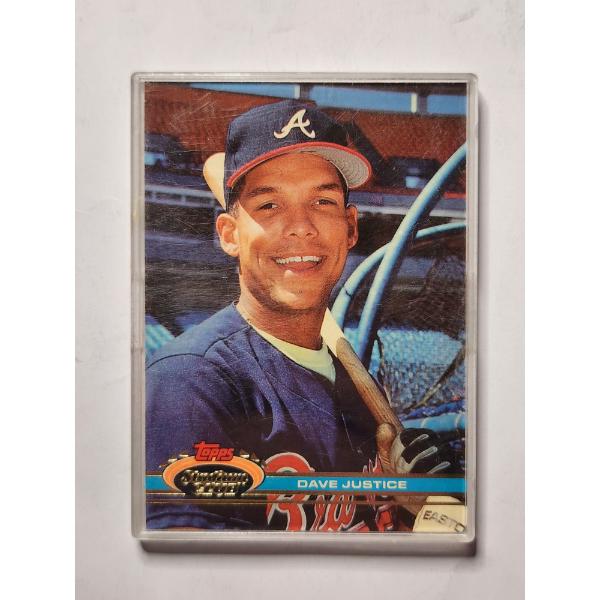 Dave Justice Atlanta Braves 1991 Topps Stadium Club #26