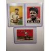 Image 1 : Ty Cobb, Babe Ruth & Mathewson Throwback Trading Cards In Protective Holders - Mint Condition