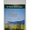Image 5 : HEAVY DUTY NEW IN BOX 30" Silver Metal Wind Chime ~ Weather Resistant Material With Amazing Sound!