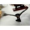 Image 5 : 4 Pcs Various Metal Figures Including Heavy Signed Brass Ben Franklin Bust - See Pics