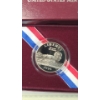 Image 2 : 1996-S Atlanta Centennial Olympic Games Swimming Clad Half Proof Dollar In Original Packaging