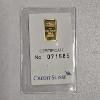 Image 3 : GOLD!!! Vintage Valcambi Liberty And Credit Suisse 1 Gram 99.99% Pure Gold Bar - ASW: 0.0643 toz.