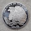 Image 3 : 1oz .999 Fine Silver Round featuring the Saint-Gaudens Lady Liberty Design