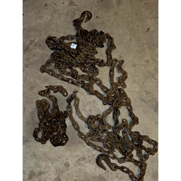 Load Binder Chains - Multiple Pieces - 20'7", 7'10", 16'4"