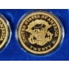 Image 7 : (2) 1849 Twenty D Gold Plated Copy Coins & U.S. Dime Collection - Including Silver