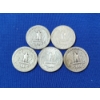 Image 2 : Four Assorted Years Silver Washington Quarters - 90% U.S. Silver - FV: $1.25