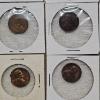Image 5 : Variety of Vintage U.S. Copper Cents including Indian Head and Wheat Cents FV: $.18