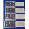Image 1 : 4 United States Mint 5-Coin Proof Sets: 1990-S, 1991-S, 1992-S, 1993-S - w/ Original Packaging & COA