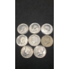 Image 1 : Assorted Years 40% Silver Kennedy Half Dollars - Face Value: $4.00