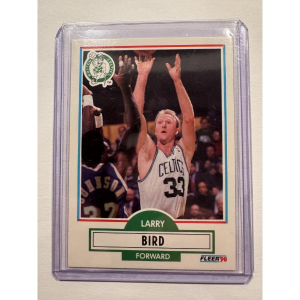 1990 Fleer Larry Bird Boston Celtics Basketball Card - High Grade Card