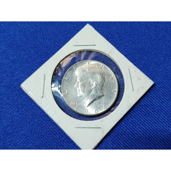 1964 90% Silver Kennedy Half Dollar