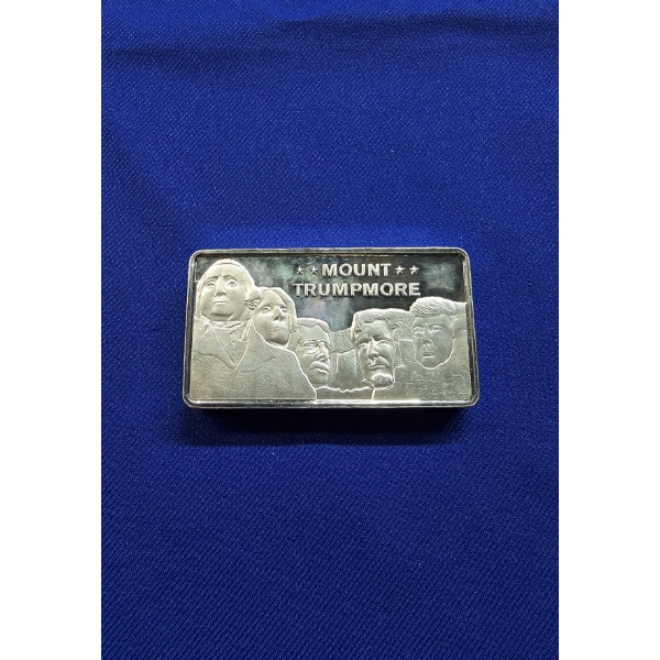 10 oz Mount Trumpmore Fine Silver Bar - Scottsdale Mint
