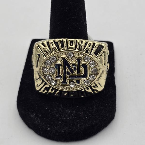 1977 Notre Dame National Championship Ring - Size 11 - Replica