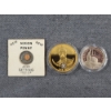 Image 1 : Lot of Three Assorted Coins Including 1986 Commemorative Half Dollar, Nixon Penny & 2019 Roosevelt