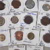 Image 8 : Large Lot of over 40 Assorted World Coins: Haiti, Great Britain, Greece, Germany