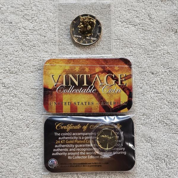 Collection of 24k Gold-Plated Coins with CoA