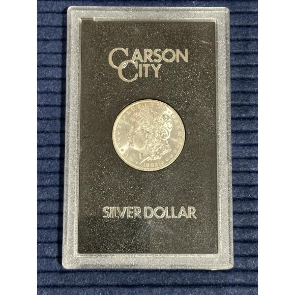 1882 Carson City Morgan Silver Dollar in Holder
