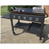 Image 3 : Blackstone Model 1554 36" Griddle with 2 Side Trays and Mobile Base - Lightly Used Condition