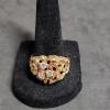 Image 1 : 14KP Gold Ring with Diamonds - Size 12 - 11.6g TW