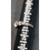 Image 7 : Assorted Style Sterling Silver Rings With White Stones -Mostly Size 8 - Total Weight: 41.3g