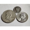 Image 2 : Assorted 90% Silver United States Coins Ft. Half Dollar, Quarter & Dime - Face Value $0.85