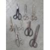 Image 2 : Neat Vintage Scissors Collection, Cast Iron Decorative Wall Hook, Wood Club & More