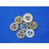 Image 1 : Lot of 7 Assorted Transportation Tokens