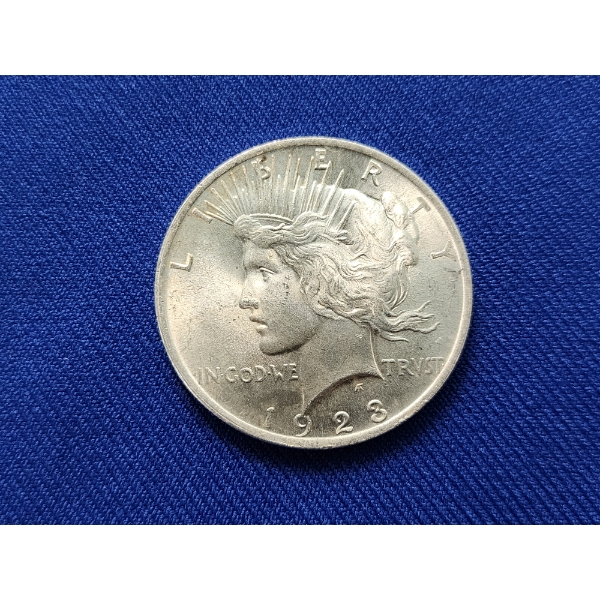 1923 90% Silver Peace Dollar in Excellent Condition