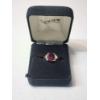 Image 1 : Stunning 14K Gold Ring with Large Ruby Gemstone - Size 6.5 - TW: 4.9g