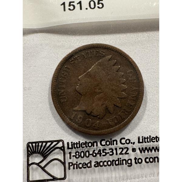1904 United States Indian Head Penny - Excellent Piece