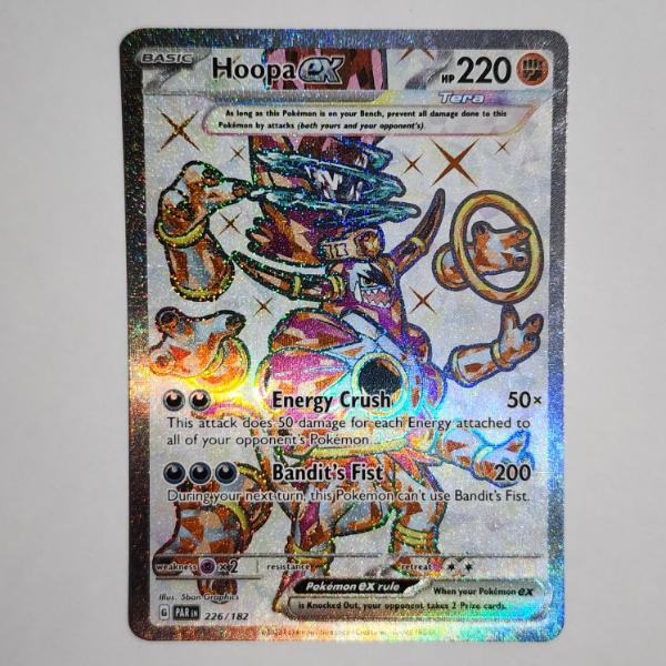 Hoopa EX 226/182 Holo Rare Pokemon Trading Card 