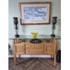 Image 2 : PICKUP IN NORTHFIELD - Perfect Console / Side Table  / Cabinet. With Glass Top