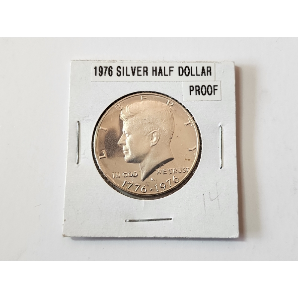 1976 Bicentennial Kennedy Half Dollar Proof - 40% Silver 