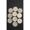Image 2 : (10) 1967/1968 40% Silver Kennedy Half Dollars - Face Value: $5.00