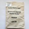 Image 1 : SEALED U.S. Mint Bag of 2005 American Bison Design Westward Journey Nickels FV: $25.00