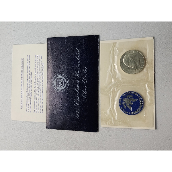 1971-S U.S. Eisenhower Uncirculated 40% Silver Dollar