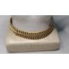 Image 1 : 14K Yellow Gold Curb Mesh 7" Bracelet - Weight: 6.9g