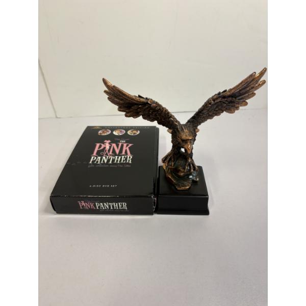 Eagle Statue & Pink Panther DVD Collection - Awesome Eagle!