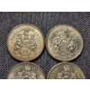Image 5 : Four Assorted 80% Silver Canadian Half Dollars - ASW: 0.3 Oz Per Coin - About 1.2 Oz ASW Total! 