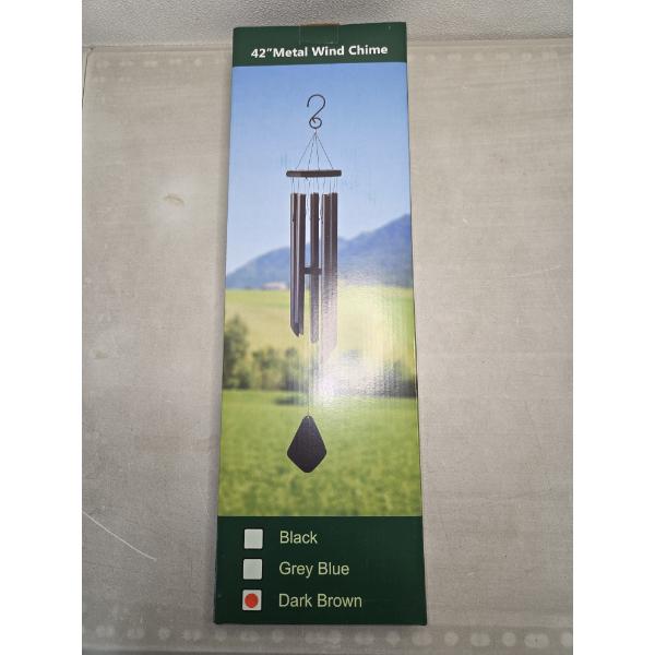 New 42'' Brown Metal Wind Chime