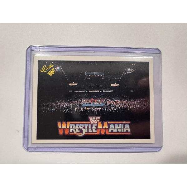 Vintage 1990 Hulk Hogan "Trump Plaza" Wrestle Mania IV Wrestling Card - Mint Condition