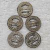 Image 1 : Five Antique Indianapolis Railways Transit Tokens