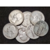 Image 2 : $2.00 Face Value in Assorted 90% Silver U.S. Quarters Including Standing Liberties & Washington Head