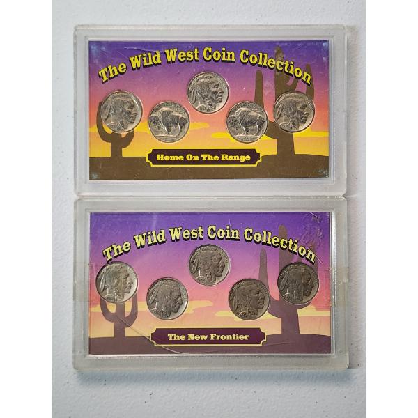  The Wild West Coin Collections: Home On The Range & The New Frontier Sets - 10 Buffalo Nickels