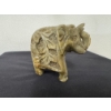 Image 5 : High End Hand Carved Soapstone Elephant - Measures About 4" X 4" - Mint Condition